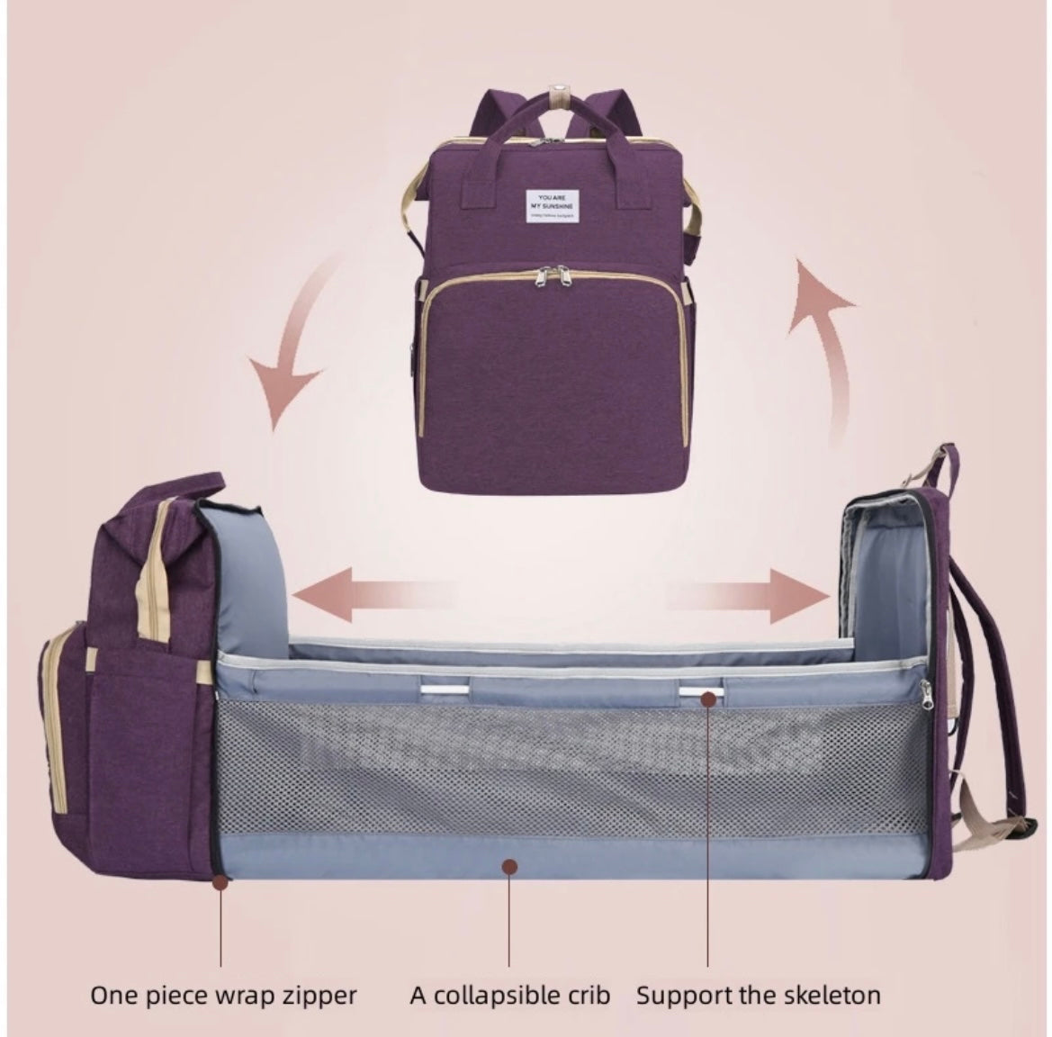 Multifunctional Baby Bag & Bed