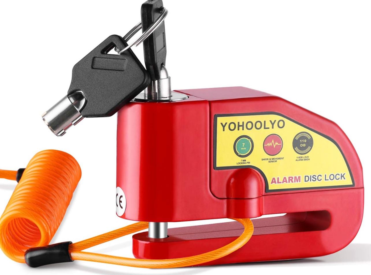Motorcycle Alarm Disk Lock