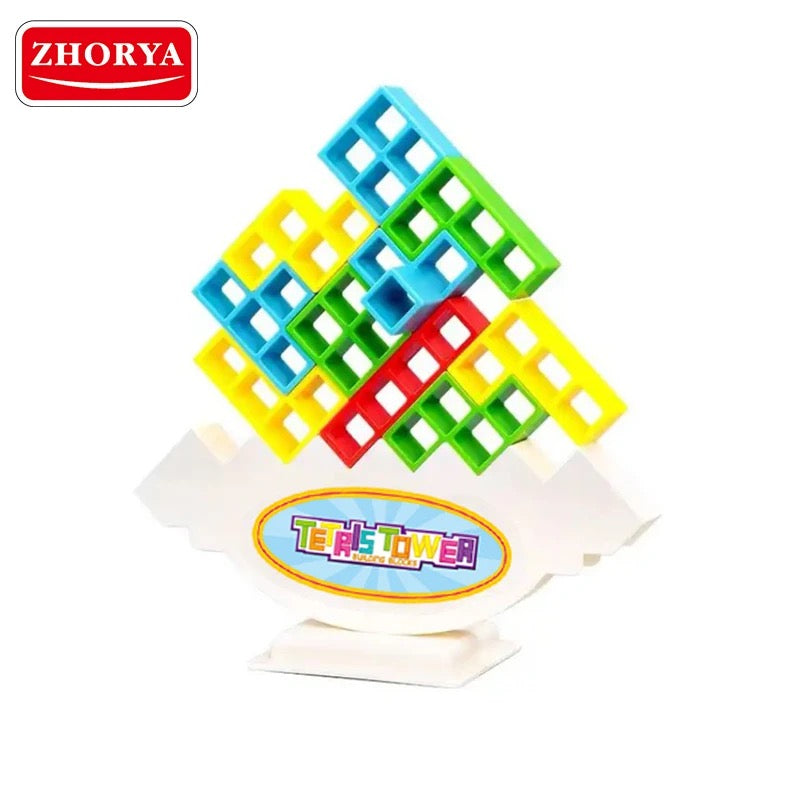 EFFACE Tetra Tower Balance Game – 64-teiliges Stapelspiel Aus ABS Für Kinder Ab 2 Jahren, 2 Spielmodi EFFACE Tetra Tower Balance Game – 64-teiliges Stapelspiel Aus ABS Für Kinder Ab 2 Jahren, 2 Spielmodi