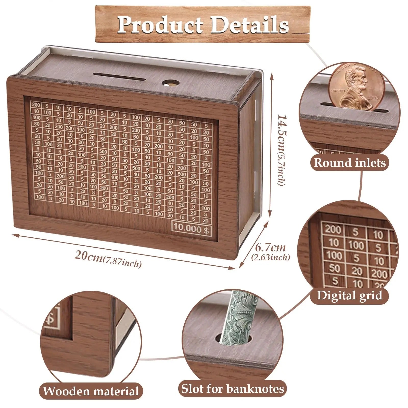 Money Saver Tool (Authentic Wooden)